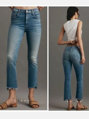 Mother The Insider Crop Step Fray Monkey In The Middle Size 24